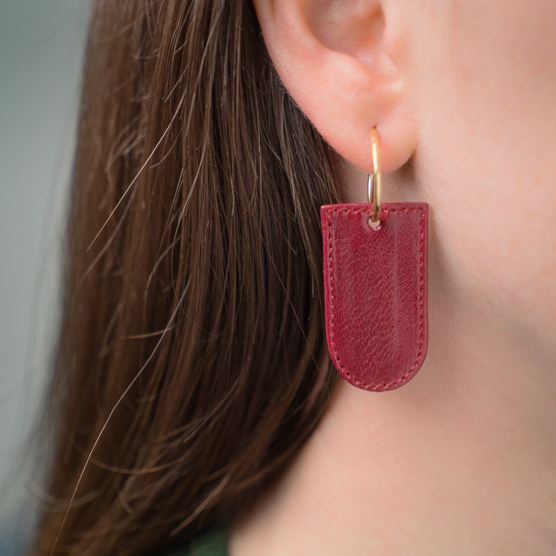 Boucles d'oreilles Allches Framboise